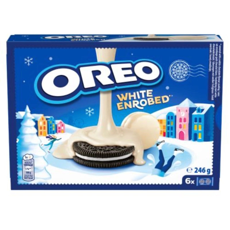 Oreo blanc enrobé 6 sachets de 41grammes